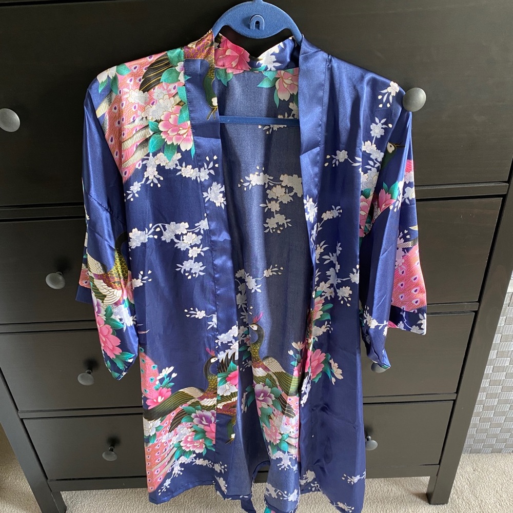 Silk robe